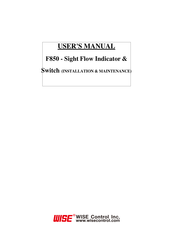 Wise F850 User Manual