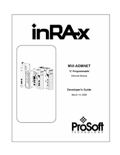 ProSoft Technology inRAx MVI-ADMNET Developer's Manual