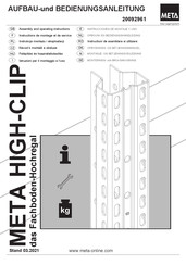 META HIGH-CLIP Assembly And Operating Instructions Manual