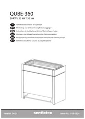 Sentiotec QUBE-360 Instructions For Installation And Use Manual