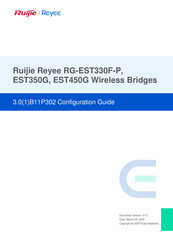 Ruijie Reyee RG-EST450G Configuration Manual
