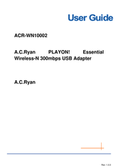 A.C.Ryan PLAYON! ACR-WN10002 User Manual