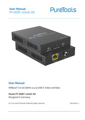 PureTools PT-HDBT-1020C-RX User Manual