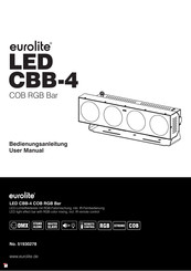 EuroLite LED CBB-4 COB RGB Bar User Manual