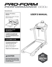 ICON Health & Fitness PFTL79513.4 User Manual