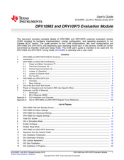 Texas Instruments DRV10983 User Manual