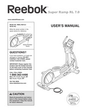 ICON Health & Fitness Reebok Super Ramp RL 7.0 User Manual