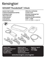 Kensington SD5200T Quick Start Manual