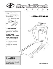 ICON Health & Fitness NordicTrack C4000 User Manual