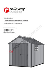 rollaway container Oakland 759 Duotech Assembly Instructions Manual