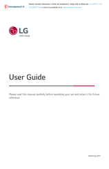 LG OLED65C1PVA User Manual
