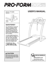Pro-Form PFTL98583 User Manual