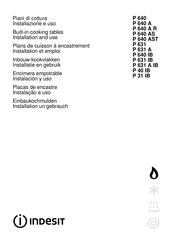 Indesit P 640 A R Installation And Use Manual