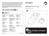 Kensington Expert Mouse M01497-D Manual