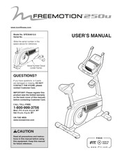 ICON IP FREEMOTION 250u User Manual