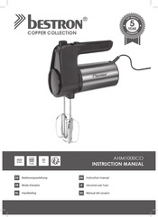 Bestron COPPER Series Instruction Manual