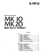 Kawai MK 10 Manual