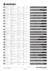 Suzuki 99115-63T00-K01 Installation Instructions Manual