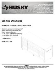 Husky HOTC7218B12M Use And Care Manual