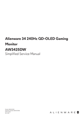 Dell Alienware AW3425DW Simplified Service Manual