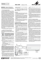 Monacor VNC-3050 Operating Instructions Manual