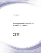 IBM PowerLinux 7R1 Installing