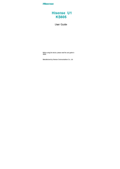 Hisense U1 User Manual