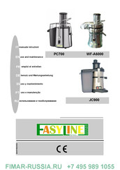Fimar EASYLINE PC700 Use And Maintenance