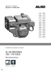 AL-KO 165 FDS Operating Instructions Manual