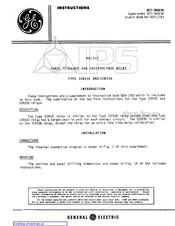 GE ICR53D Instructions Manual