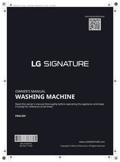 LG Signature WM9900H A Series Owner's Manual