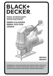 Black & Decker BES602 Instruction Manual