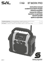 SAL BT WORK PRO Instruction Manual