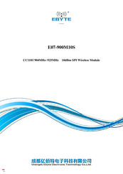 Ebyte E07-900M10S User Manual
