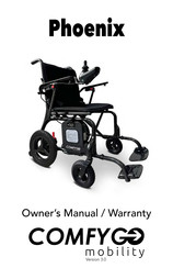 ComfyGo Mobility Phoenix Owner's Manual/Warranty Document