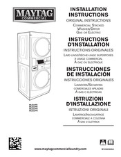 Maytag Commercial MLE22PD Installation Instructions Manual