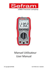 BK Precision SEFRAM 7212 User Manual