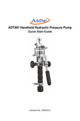 Additel ADT997 Quick Start Manual