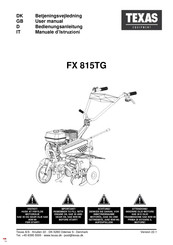 Texas Equipment FX 815TG User Manual