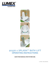 Graham Field LUMEX SPLASH 5033A-1 Operating Instructions Manual