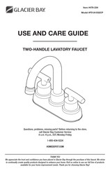 Glacier bay F51A1032CP Use And Care Manual