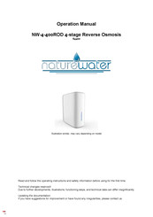 NatureWater 64400 Operation Manual