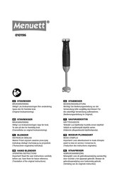 Menuett 010196 Operating Instructions Manual