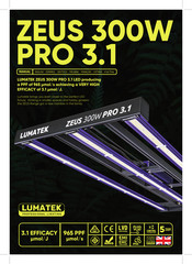 Lumatek ZEUS 300W PRO Manual