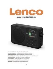LENCO PDR-033 User Manual