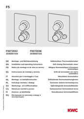KWC 2030067163 Installation And Operating Instructions Manual