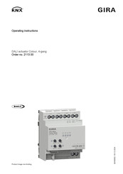 Gira KNX 2113 00 Operating Instructions Manual