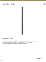Tannoy QFLEX 16LS-WP Quick Start Manual