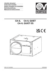 Vortice CA IL 100 QUIET Instruction Booklet