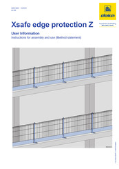 Doka Xsafe edge protection Z Instructions For Assembly And Use